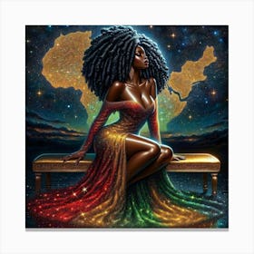 African Woman 12 Canvas Print