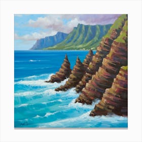 Hawaiian Cliffs Canvas Print