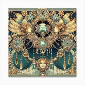 Art Nouveau 1 Canvas Print