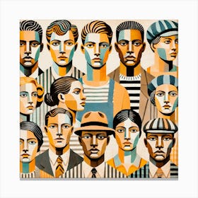 1950s People 01 Canvas Print