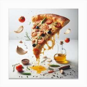 Pizza51 Canvas Print