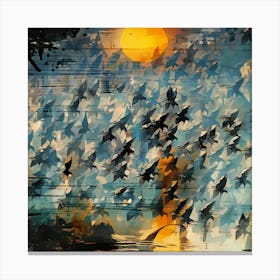 Migration, Eclipsed (II) Canvas Print