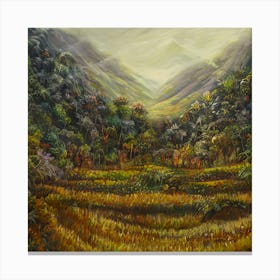 Misty Mountains Canvas Print