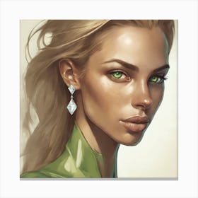 Bond Girl Villian 3 Canvas Print