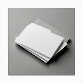 Stack Of Paper Canvas Print