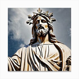 Statue Of Jesus 4 Canvas Print