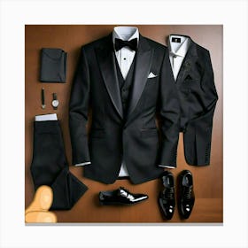 Formal evening attire Canvas Print