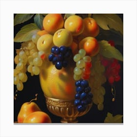 Fruit In A Vase 1 Canvas Print