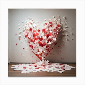 Valentine's Day Hearts 9 Canvas Print