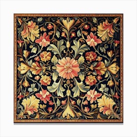 Floral Rug Art 2 Canvas Print