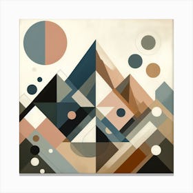 Abstract Mountain Canvas Print Canvas Print