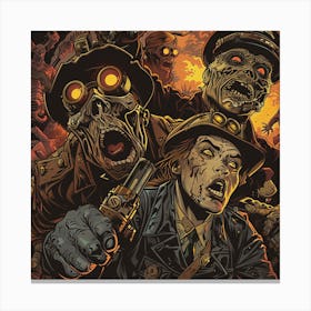 Zombies 2 Canvas Print