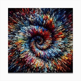 Spiral Art Canvas Print