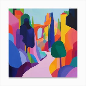 Abstract Park Collection Kalemegdan Park Belgrade Serbia 2 Canvas Print