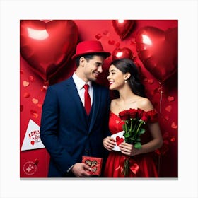 Valentine'S Day Canvas Print