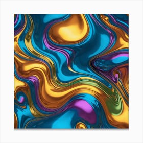 Metallic art Canvas Print