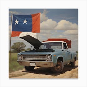 Texas Truck Canvas Print