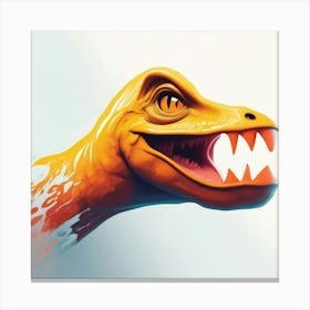 Dinosaur Head 2 Canvas Print