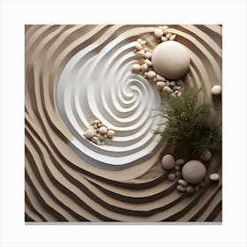 Sand Sculpture Canvas Print