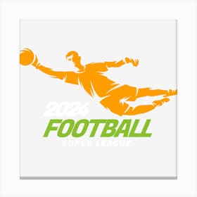 2024 Football Super League Logo Lienzo