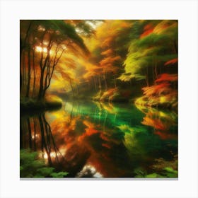 Autumn Forest 11 Canvas Print