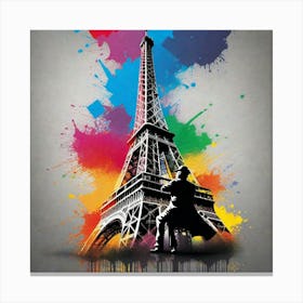 Paris Eiffel Tower 42 Canvas Print