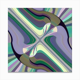 Bisectional Geometry Canvas Print