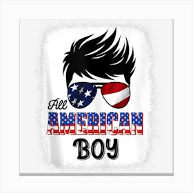 All American Boy 4th Of July Patriotic Boys Canvas Print