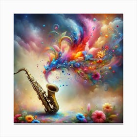 Saxophone Canvas Print