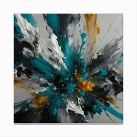 Abstract Painting, Abstract Painting, Abstract Painting Canvas Print