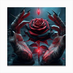 Dark Rose 1 Canvas Print