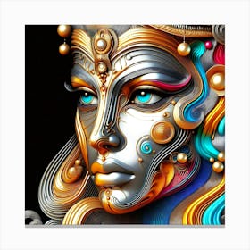 Cleopatra Portrait Artwork 104 Canvas Print