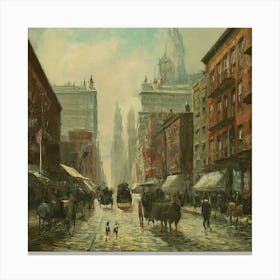 New York City 1899 Canvas Print