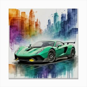 The Green Machine Canvas Print