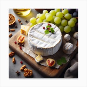 Cheese board 1 Canvas Print