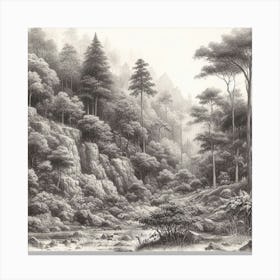 Forest Landscape Canvas Print