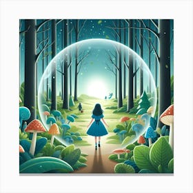 Alice In Wonderland 5 Canvas Print