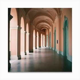 Hallway - Hallway Stock Videos & Royalty-Free Footage 10 Canvas Print