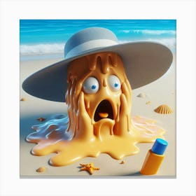 Sand Hat Canvas Print