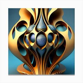 Abstract Vase Canvas Print