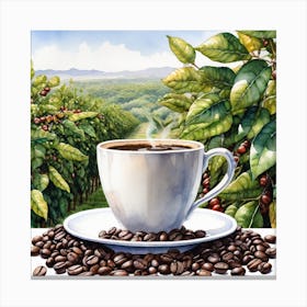 Coffee Cup 5 Canvas Print