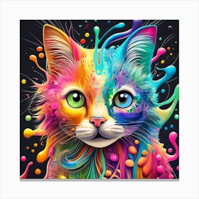 Splash Art A Liquid Cute And Adorable Canvas Print