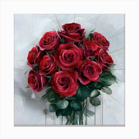 Red Roses 2 Canvas Print