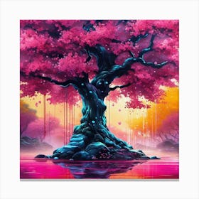 Cherry Blossom Tree 19 Canvas Print