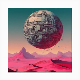 Death Star Canvas Print