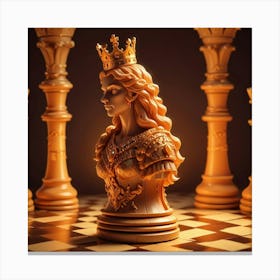 Awe-inspiring Meticulously Crafted Chess Canvas Print