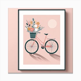 Bicycle Print Canvas Print