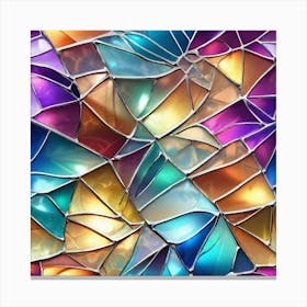 Glass Mosaic Background Canvas Print