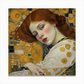 Klimt'S Woman 1 Canvas Print