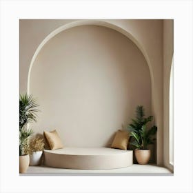 Arched Window 3 Canvas Print